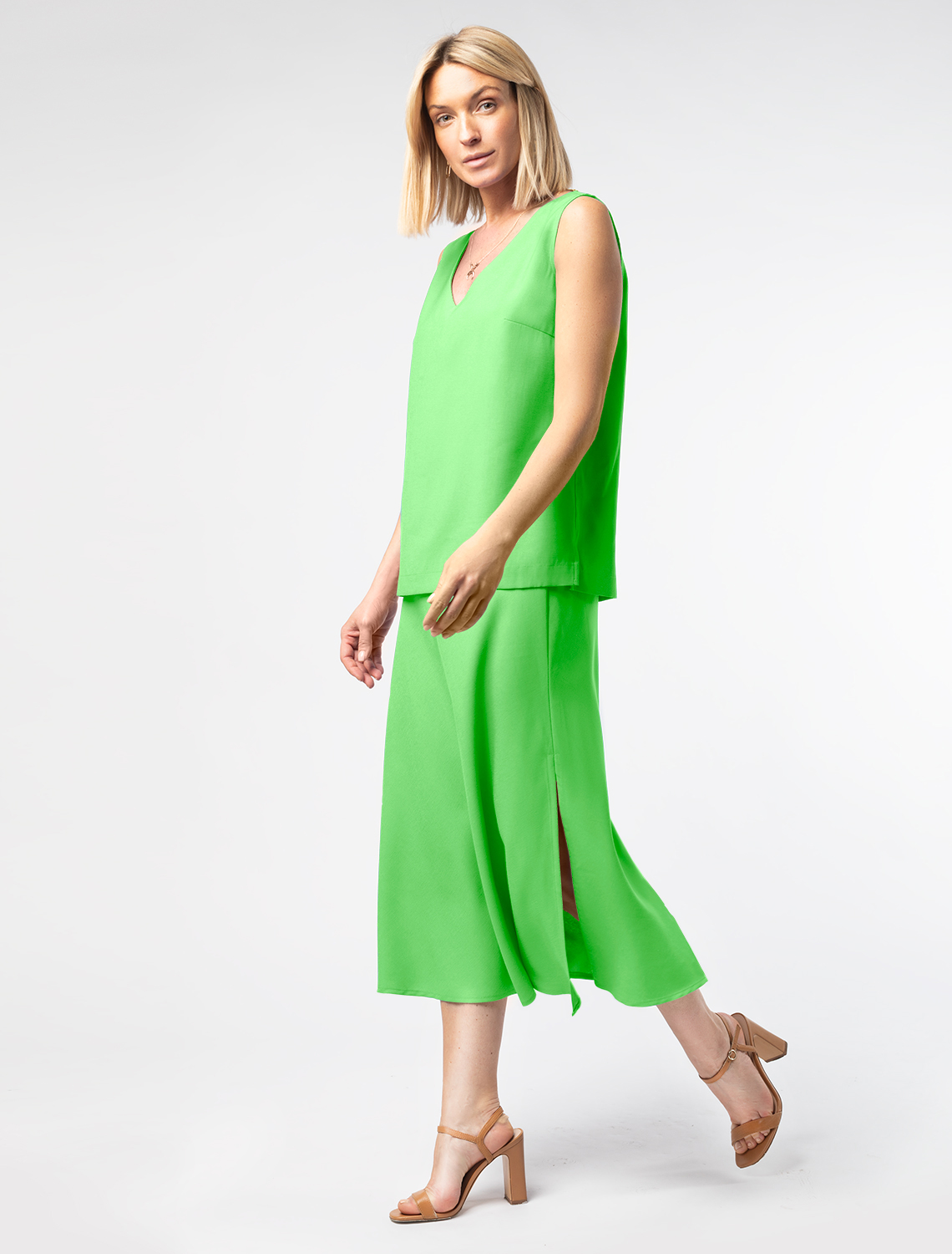 картинка Юбка женская светло-зеленый от магазина Одежда+