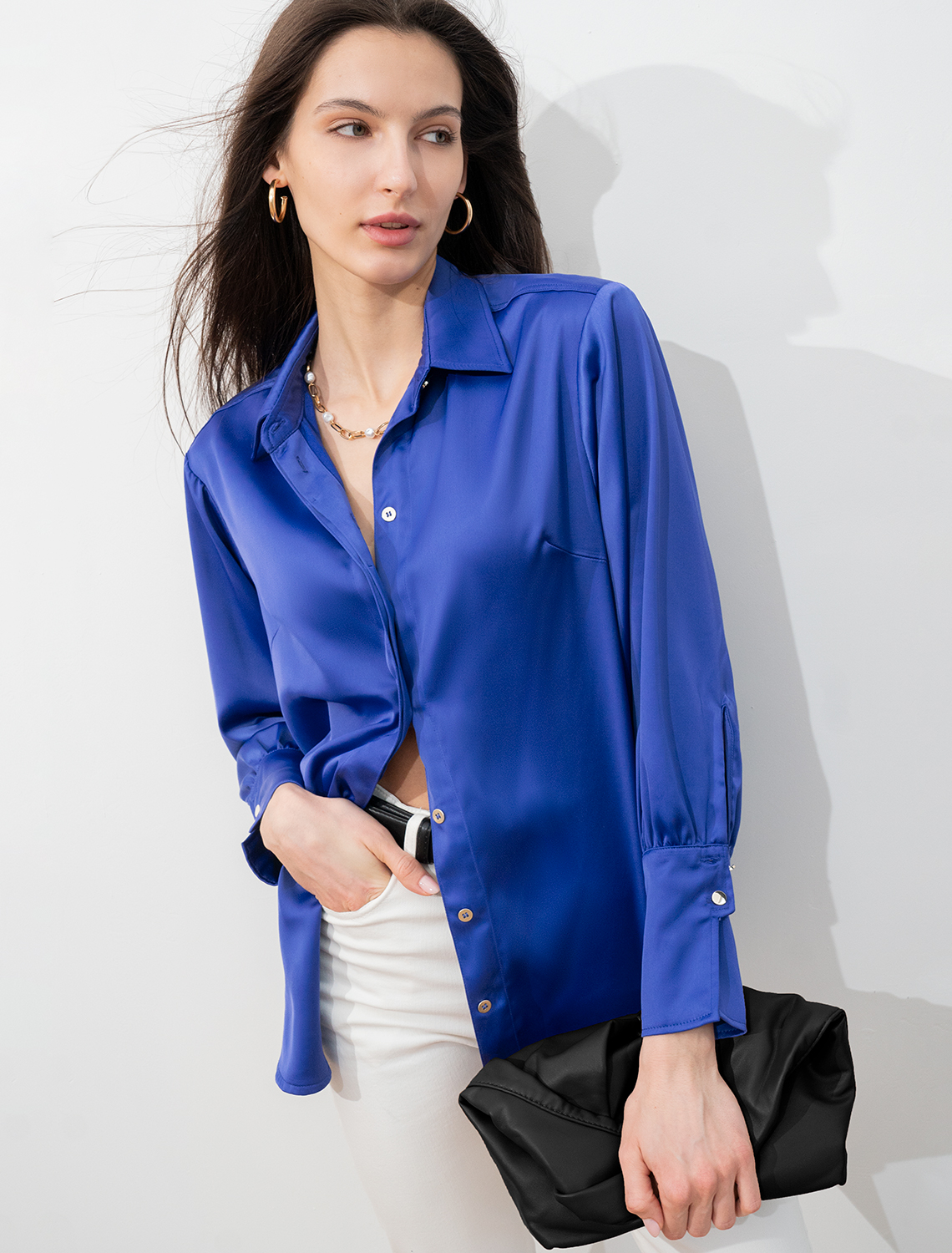картинка Блузка женская ультрамарин от магазина Одежда+