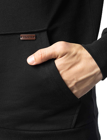 картинка Джемпер мужской черный магазин Одежда+ являющийся официальным дистрибьютором в России 